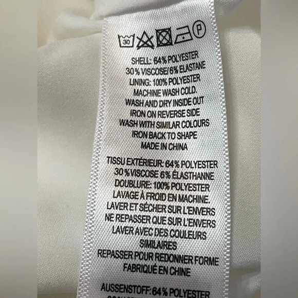 French Connection Whisper‎ Ruffle Square Neck Dress New Size 6 - Picture 11 of 14